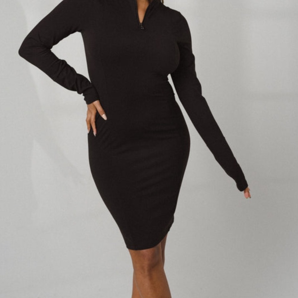 Vitality Black Tati Dress Size L